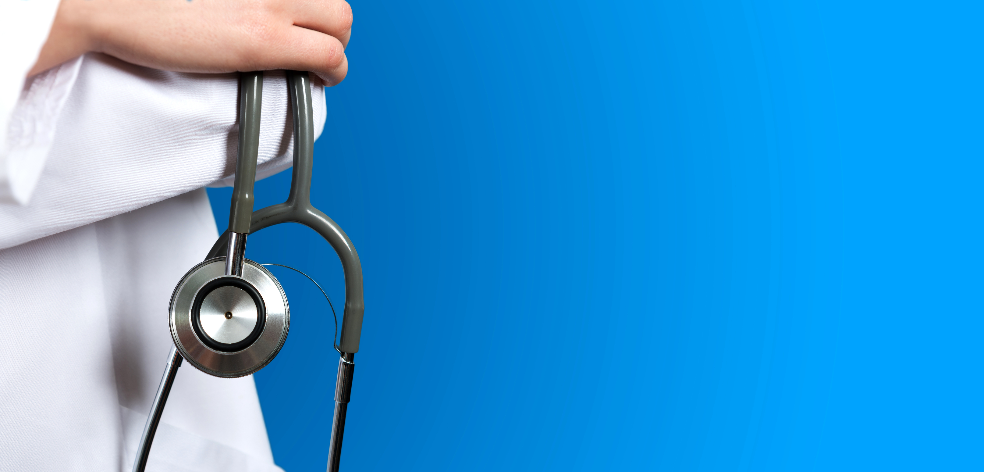 Medical blue background doctor with a stethoscope - Plano Orthopedic &  Sports Medicine Center